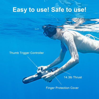 Compact Underwater Scooter for Diving & Snorkeling