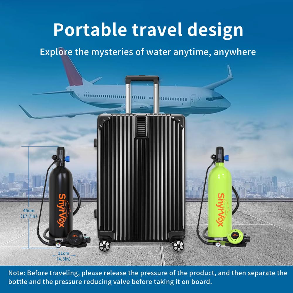 1.9L Portable Scuba Diving Tank for Recreational Diving
