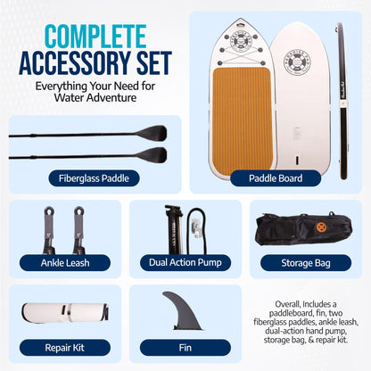 Multi Person Inflatable Family Paddle Board 12' x 5'