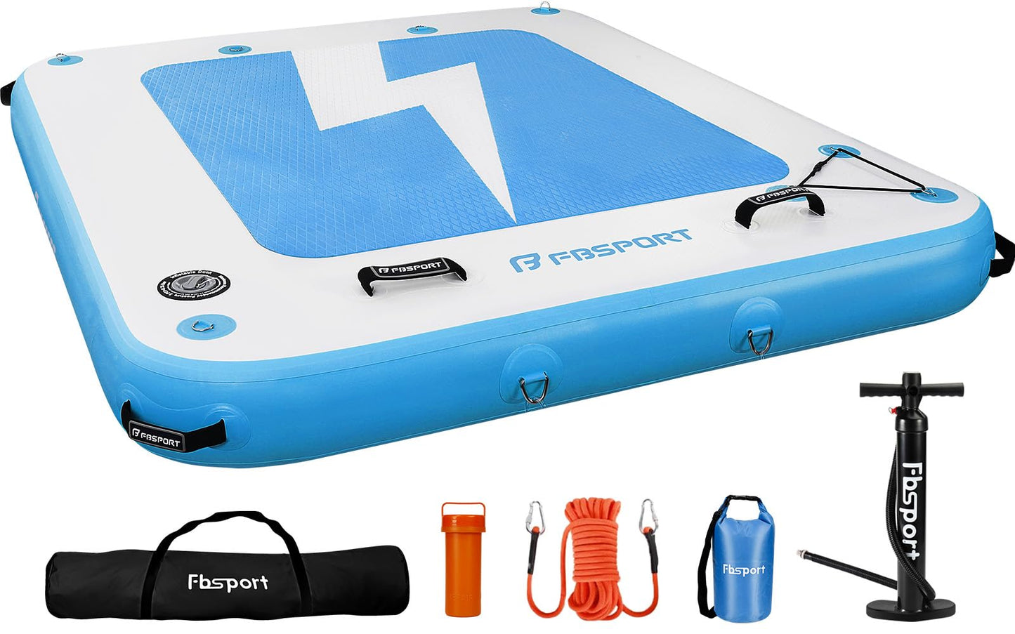 Non-Slip Inflatable Floating Dock Platform