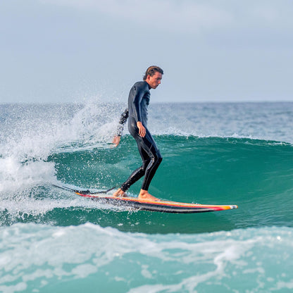 8 ft Foam Surfboard with Leash & Fin Set