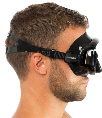 Panoramic Wide View Mask & Dry Snorkel Set