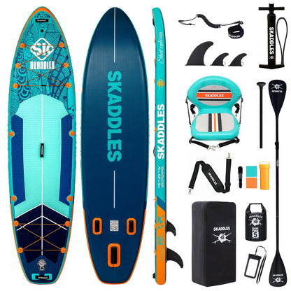 11'6" Extra Wide Inflatable SUP with Non-Slip EVA Deck