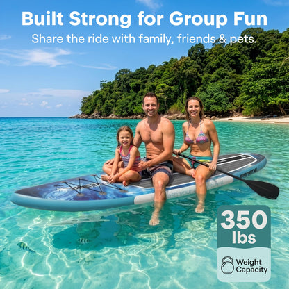 10'6" Inflatable Stand Up Paddle Board with Paddle & Pump