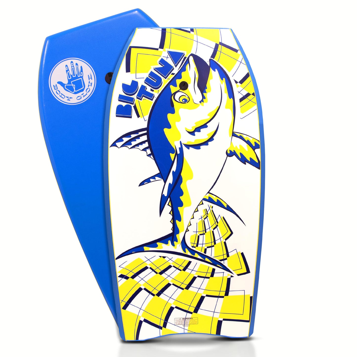 45" Large Bodyboard with Coiled Leash & EPS Core