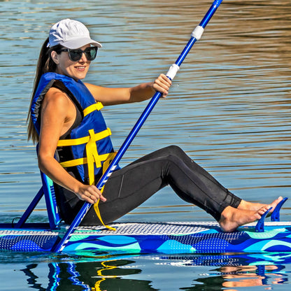 9'6" SUP Kayak Hybrid Foam Soft Top Paddleboard