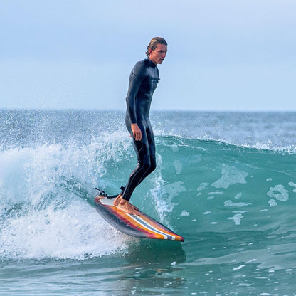 8 ft Foam Surfboard with Leash & Fin Set