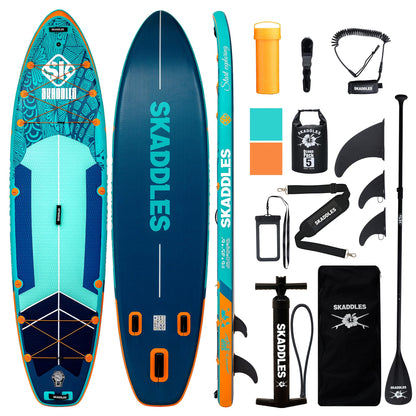 11'6" Extra Wide Inflatable SUP with Non-Slip EVA Deck