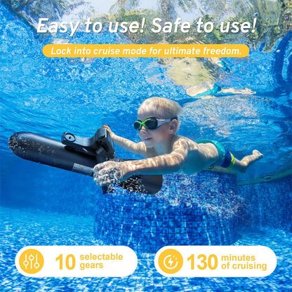 Ergonomic Underwater Scooter Handle Grip