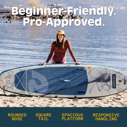 Inflatable Stand Up Paddleboard Set with Adjustable Paddle & Pump