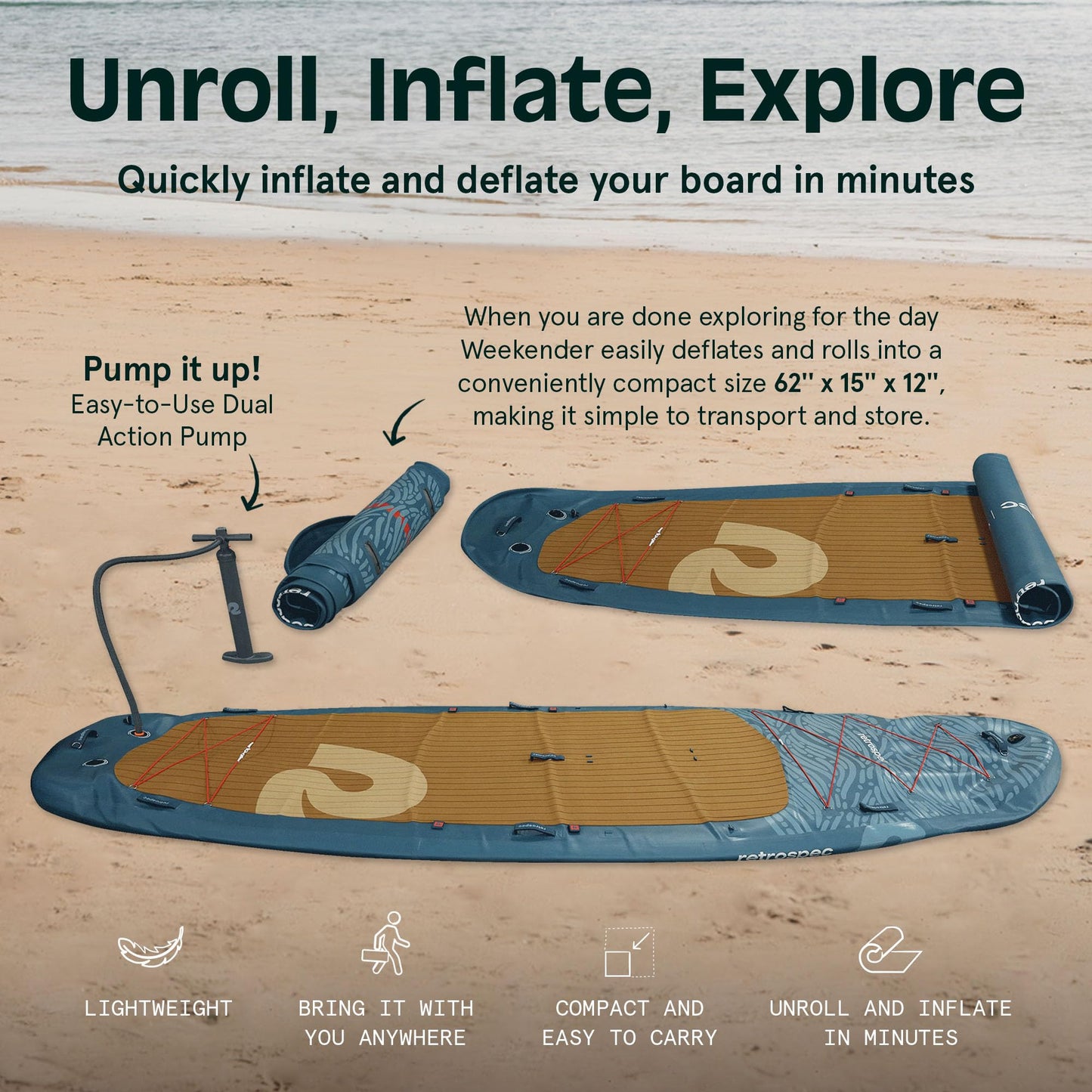 XL Multi-Person Inflatable Paddle Board with Paddles & Accessories