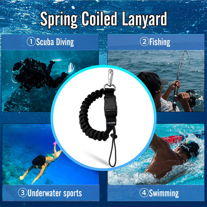 Scuba Diving Anti-Lost Lanyard with Quick Release Buckle