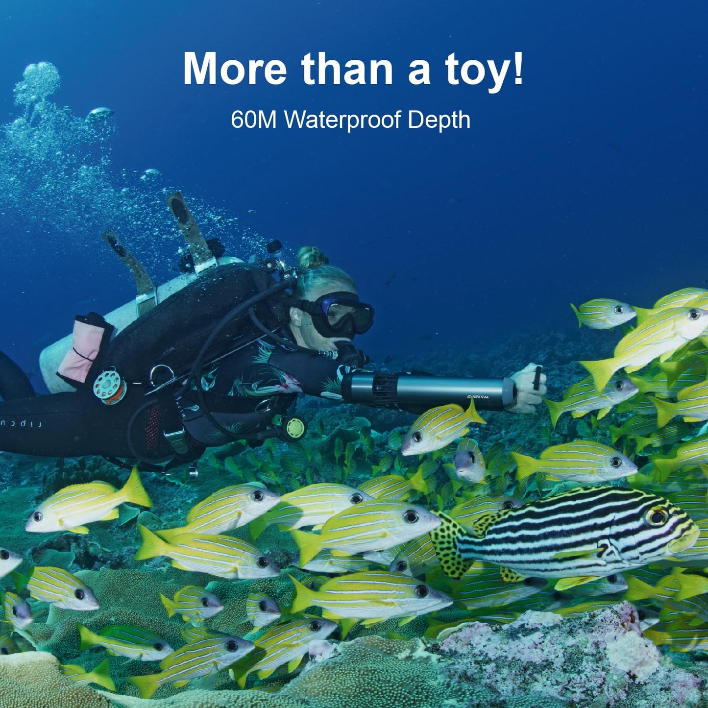 Compact Underwater Scooter for Diving & Snorkeling