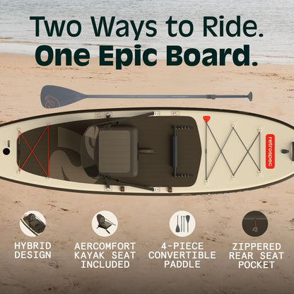 Inflatable Stand Up Paddleboard Set with Adjustable Paddle & Pump