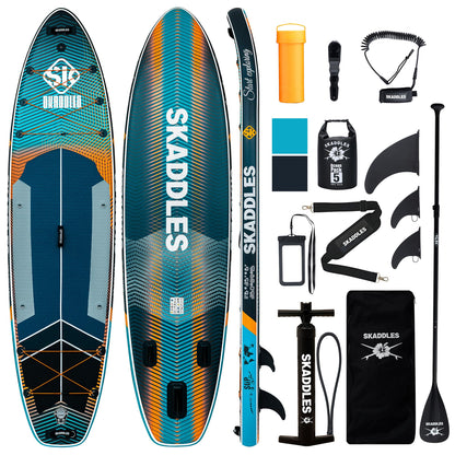 11'6" Extra Wide Inflatable SUP with Non-Slip EVA Deck