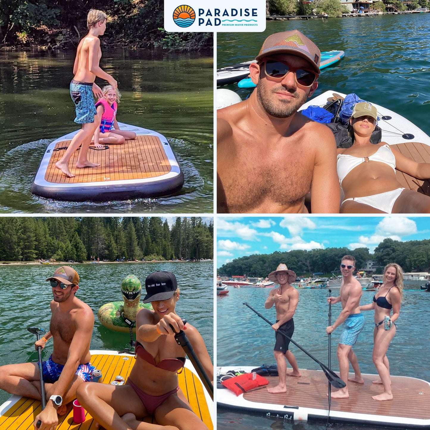 Multi Person Inflatable Family Paddle Board 12' x 5'