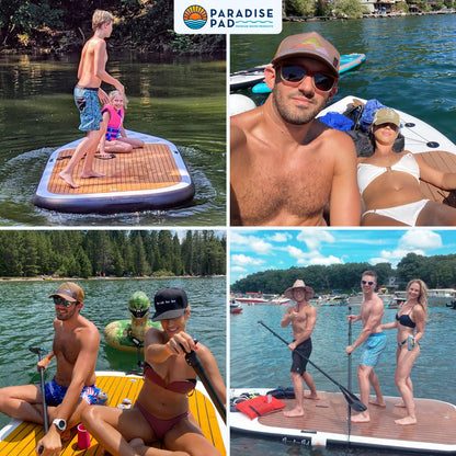 Multi Person Inflatable Family Paddle Board 12' x 5'
