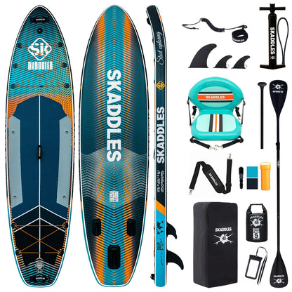 11'6" Extra Wide Inflatable SUP with Non-Slip EVA Deck