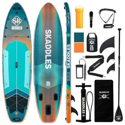 11'6" Extra Wide Inflatable SUP with Non-Slip EVA Deck